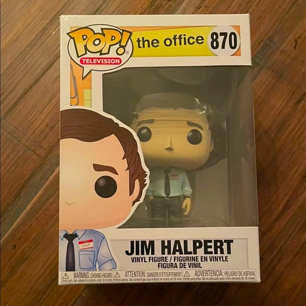Funko Pop The Office OG Jim Halpert NIB & MINTY! Michael Scott